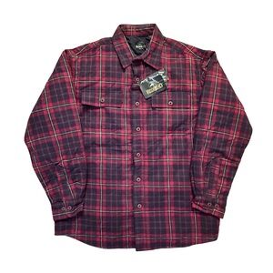 Vintage RedHead Lined Button Up Flannel Jacket Red Large